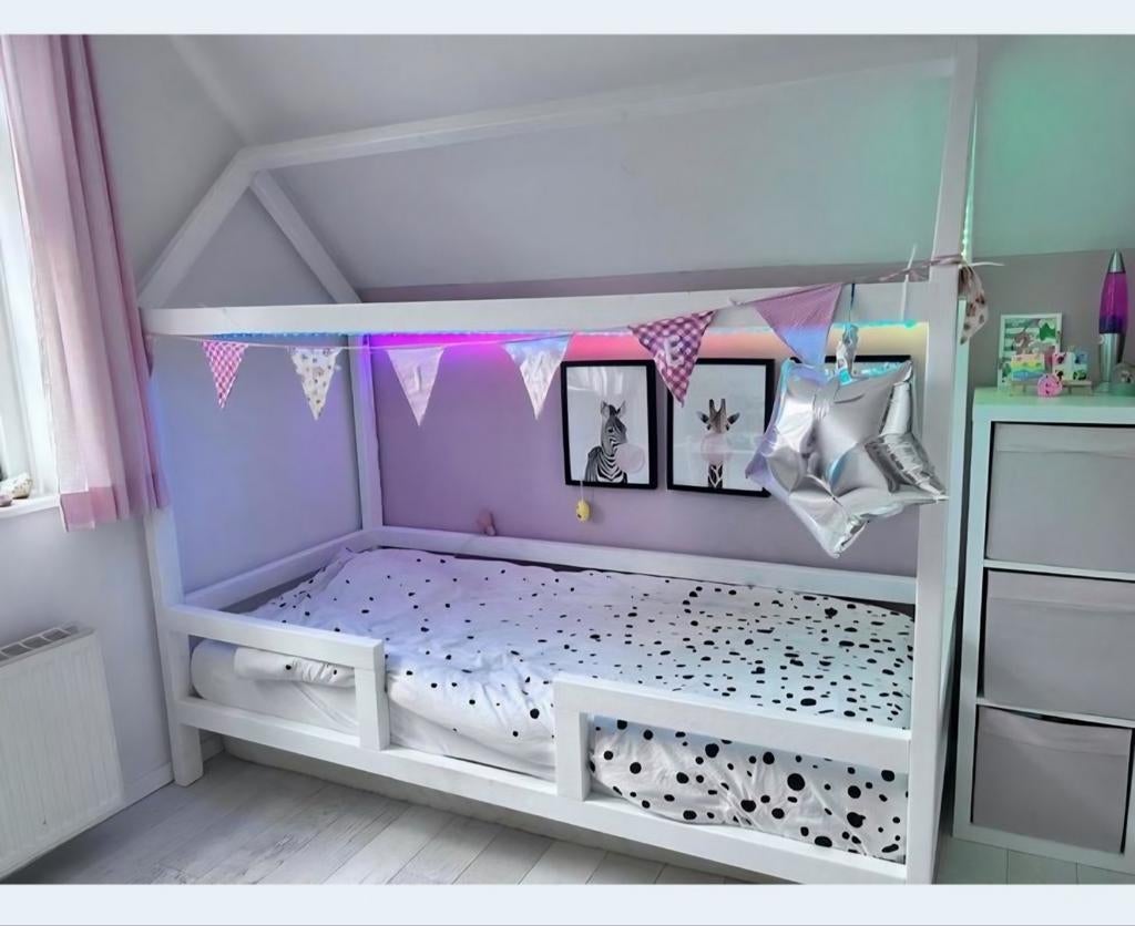 Houten kinderbed, 85 tot 100 cm, Gebruikt, 180 cm of meer, Ophalen