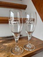 2x St.Louis kriek bierglas 0,25L, Ophalen of Verzenden, Zo goed als nieuw, Glas of Glazen, Overige merken