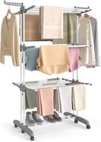 Kledingrek Droogrek Wasrek op wieltjes
Grijs/ Wit Inklapbare, Tuin en Terras, Ophalen of Verzenden, Nieuw, Wasrek