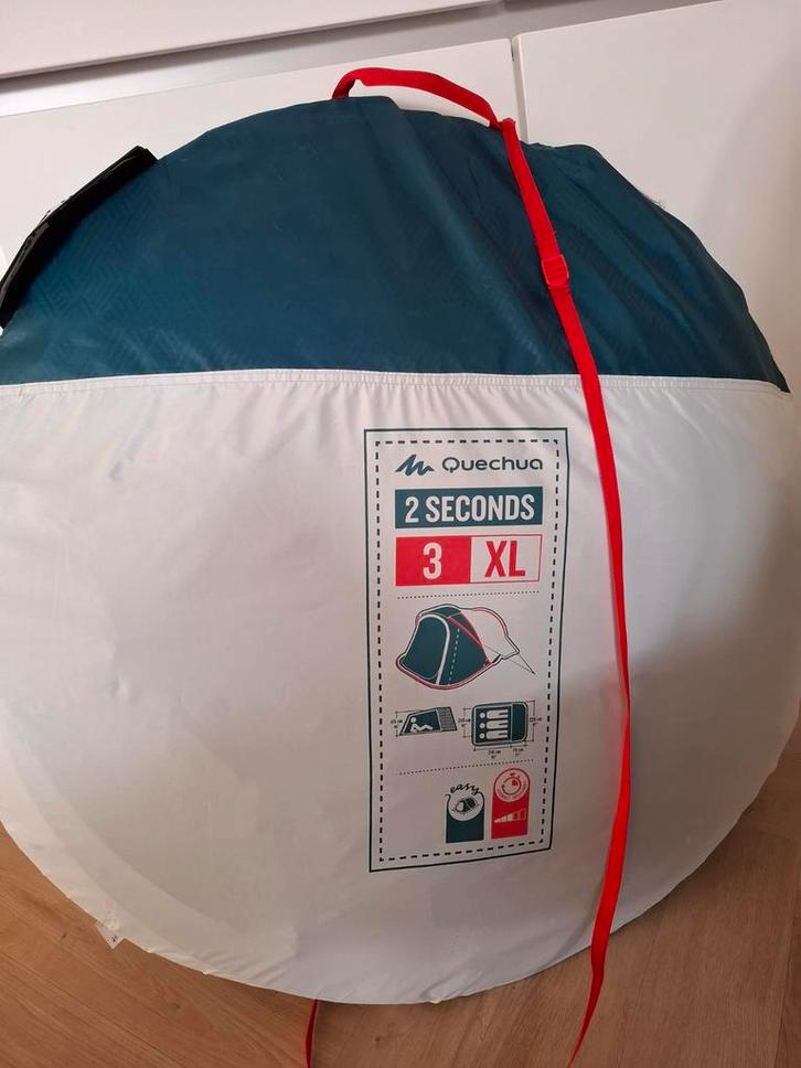 Quechua 2 Seconds 3 XL Fresh & Black Tent, Caravans en Kamperen, Tenten, tot en met 3, Zo goed als nieuw, Ophalen