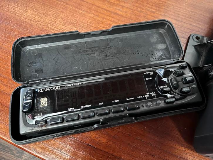 Kenwood autoradio met afneembaar front, Auto diversen, Autoradio's, Gebruikt, Ophalen