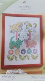 Borduurpatroon geboortetegel, Ophalen of Verzenden, Zo goed als nieuw, Handborduren, Patroon