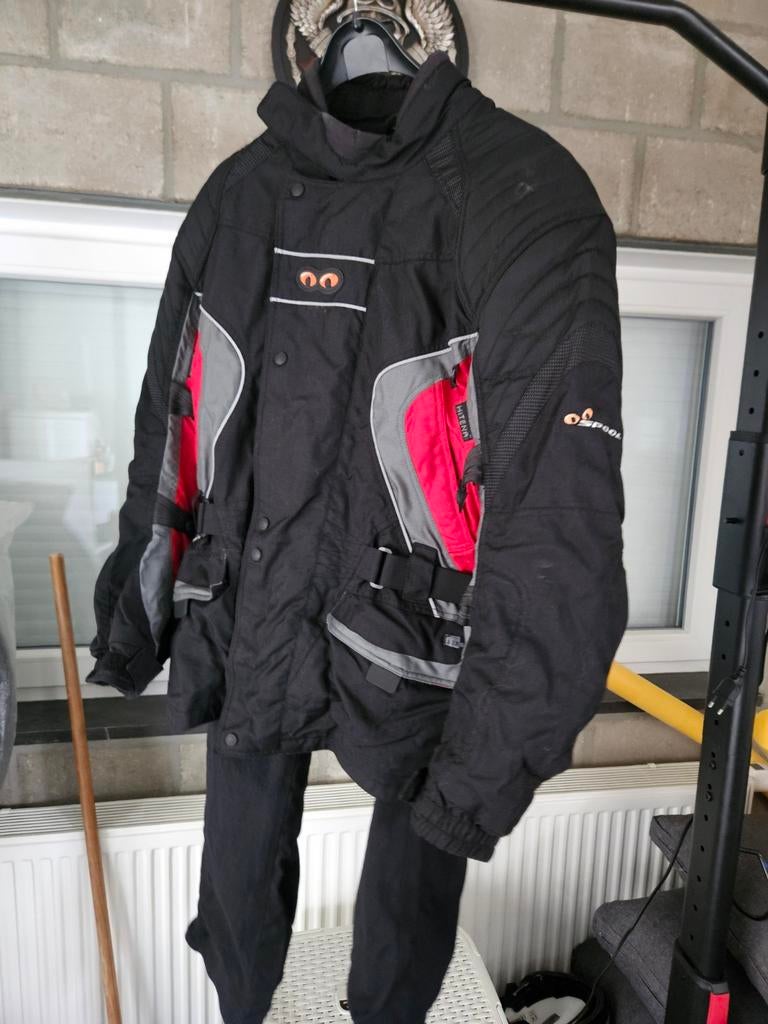 Motorpak: Lookwell broek (L) en Spool jas (XL), Motoren, Ophalen of Verzenden