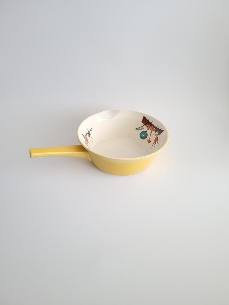 Izgs Prachtige vintage schaal hittebestendig schenk pan, Ophalen of Verzenden