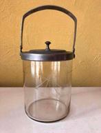 Antiek glazen koekjes pot, Ophalen of Verzenden