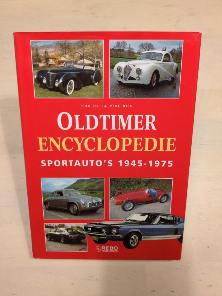 Oldtimer Encyclopedie Sportauto's 1945-1975, Ophalen of Verzenden, Gelezen, Algemeen, Rob de la Rive Box