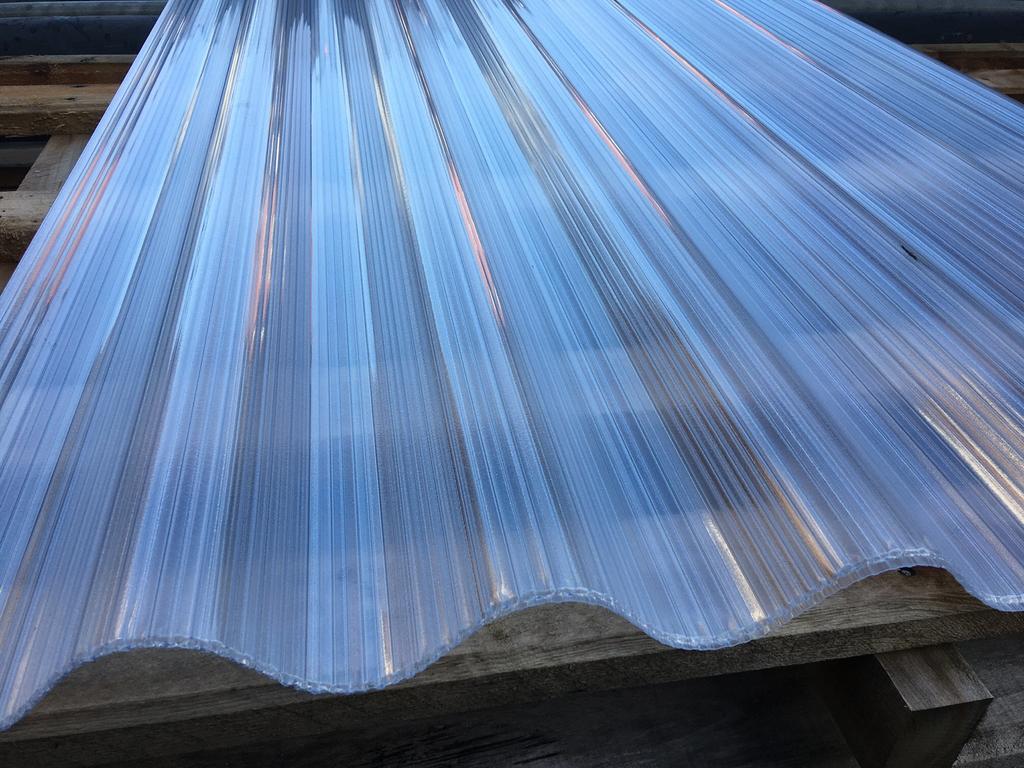 Golfplaten lichtdoorlatend polycarbonaat drie wandig nieuw, Kunststof, Overige kleuren, Nieuw, Ophalen of Verzenden