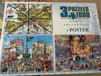 Puzzels, Ophalen, 500 t/m 1500 stukjes, Gebruikt, Legpuzzel