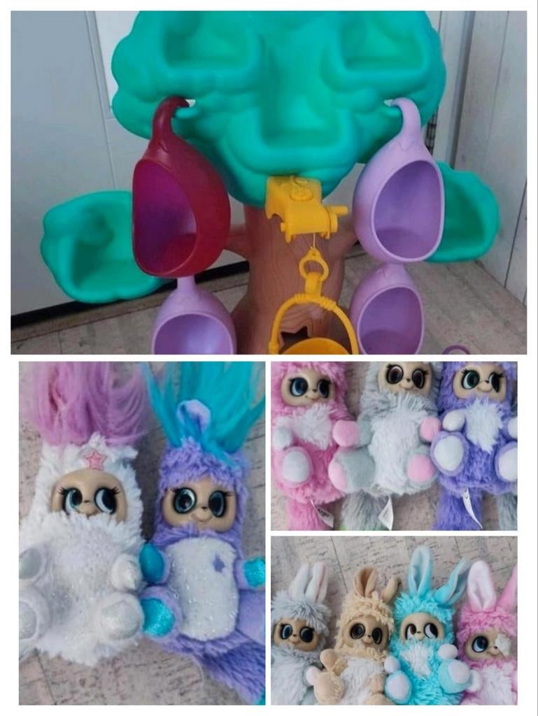 Paas kado: Bush Baby World speelboom + 9 Bush Babies, Ophalen of Verzenden, Zo goed als nieuw, Pop