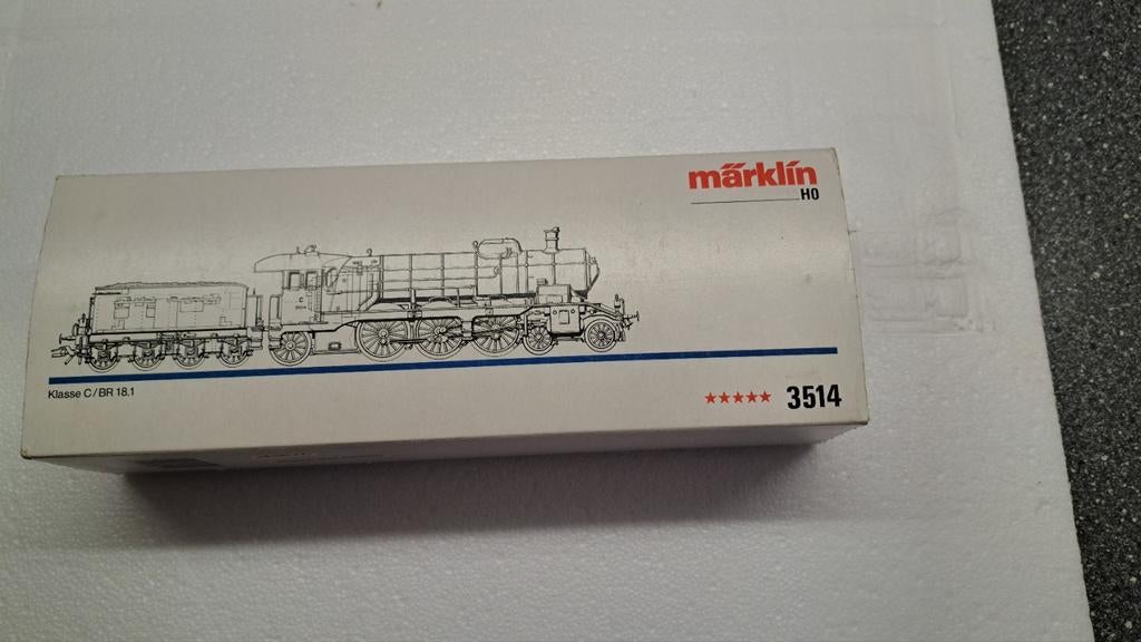 3514 marklin lege stoomlok doos, Hobby en Vrije tijd, Modeltreinen | H0, Wisselstroom, Gebruikt, Locomotief, Ophalen of Verzenden