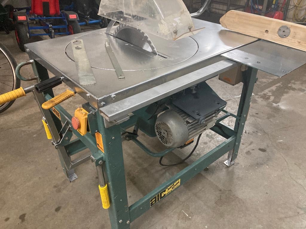 gjerde zaagtafel bouwzaag 380 volt, Doe-het-zelf en Verbouw, Gereedschap | Zaagmachines, Ophalen, Cirkelzaag, 70 mm of meer, Zo goed als nieuw