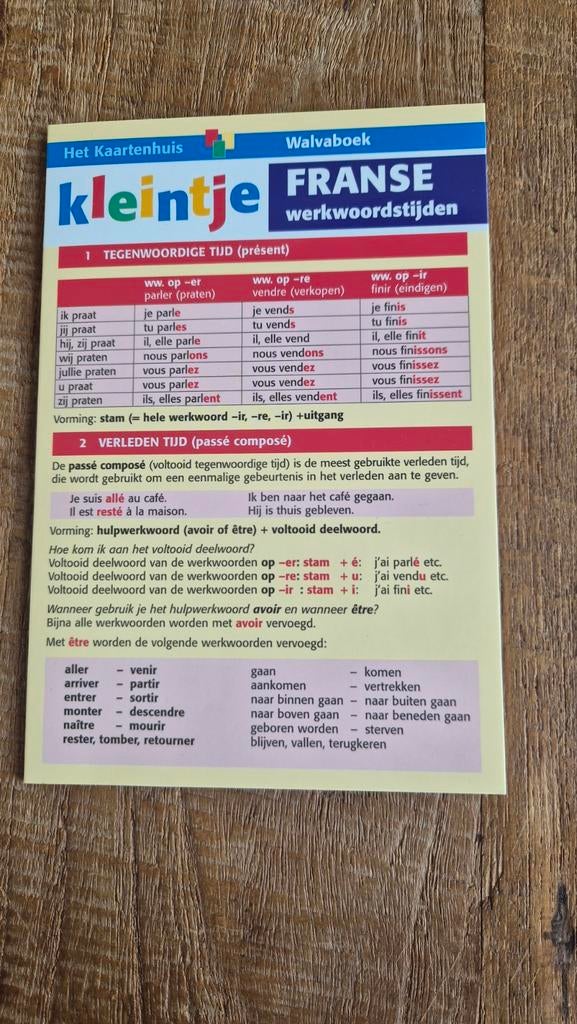 Franse werkwoorden, Ophalen of Verzenden, Zo goed als nieuw