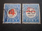 Portzegels P 29-30 gebruikt ( W 903)....€ 2,-, Verzenden