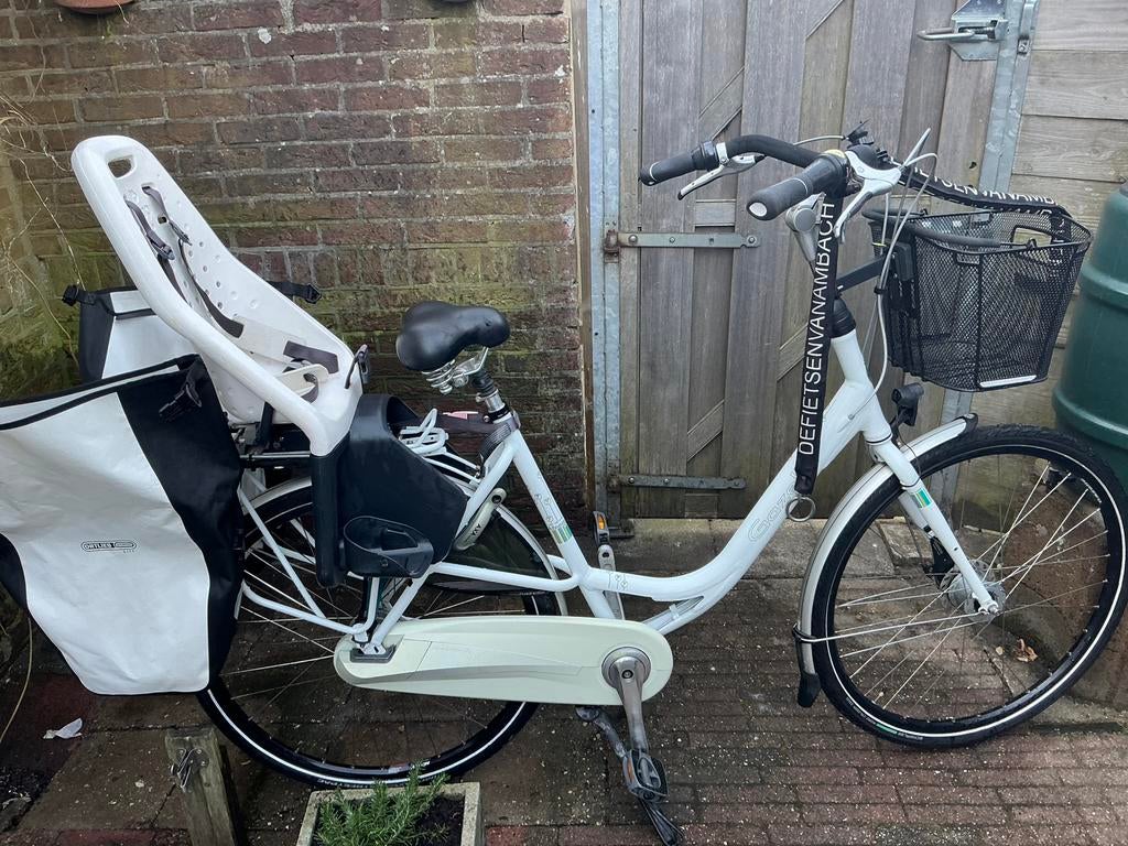 Witte Gazelle Bloom, Fietsen en Brommers, Fietsen | Dames | Moederfietsen, Ophalen, Gebruikt, Gazelle