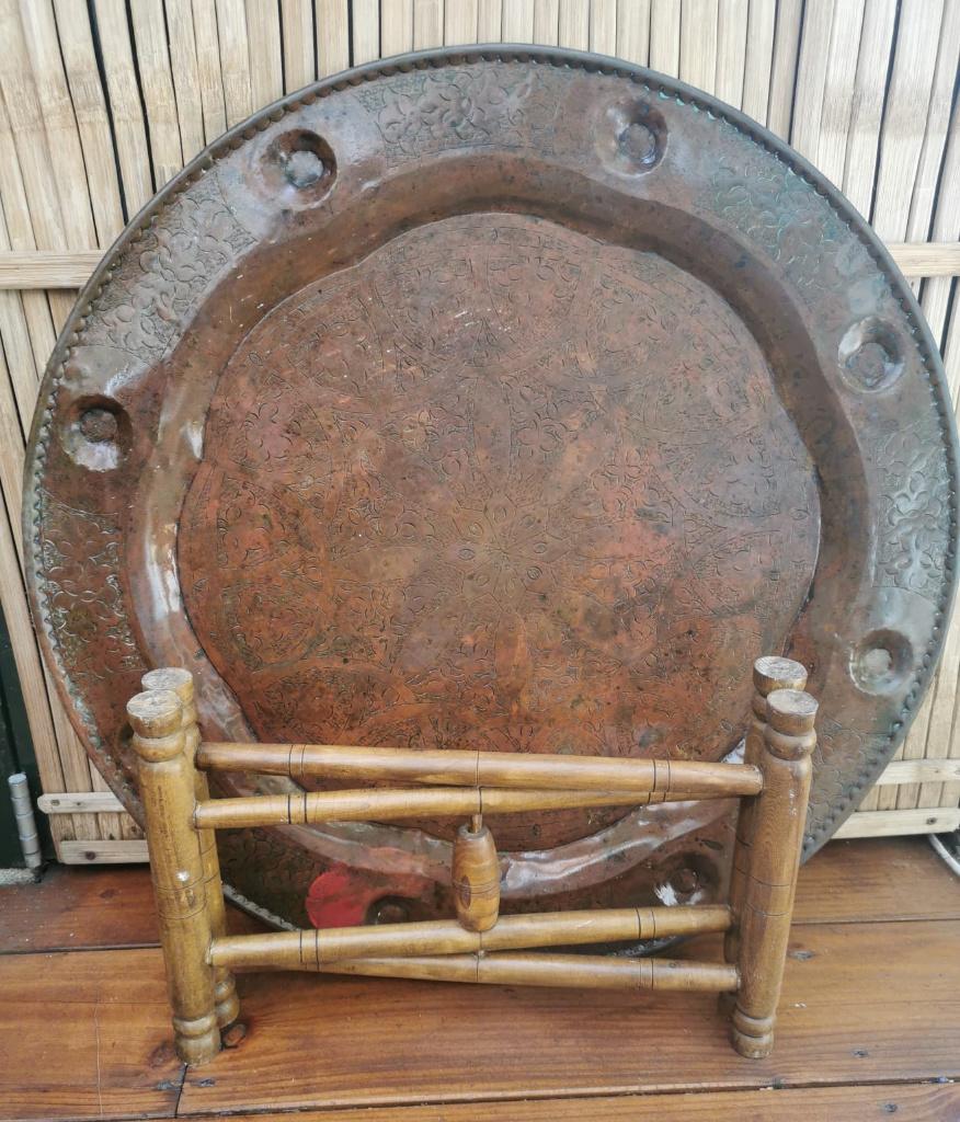 Marokkaanse tafels, Huis en Inrichting, Gebruikt, Rond, Overige materialen, Minder dan 45 cm