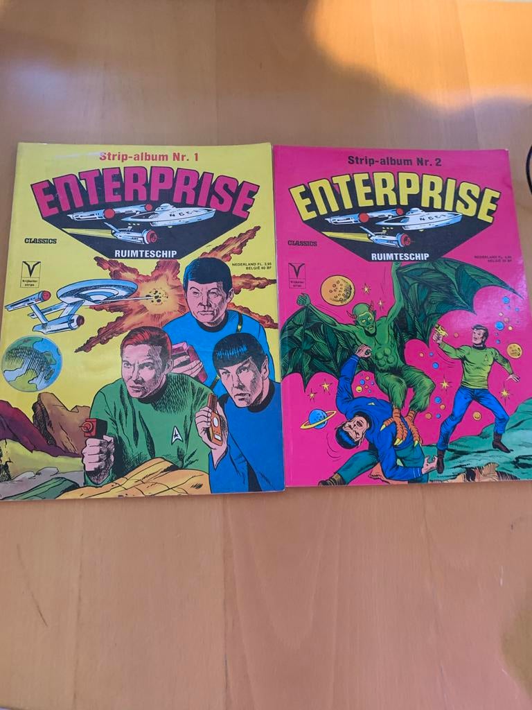 Enterprise Ruimteschip Stripalbums Nr. 1 & 2 Classics, Boeken, Stripboeken, Meerdere stripboeken, Ophalen of Verzenden, Gelezen
