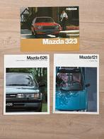 3 Mazda brochures: 121 Cabrio, 323 hatchback, 626 modellen, Boeken, Ophalen of Verzenden, Zo goed als nieuw, Mazda