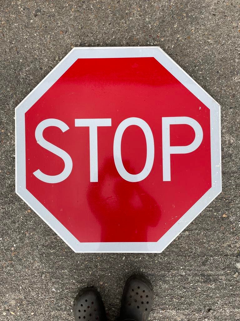 MEGAGROOT ALUMINIUM VERKEERSBORD!, STOPBORD, IN NIEUWSTAAT!, Ophalen, Nieuw