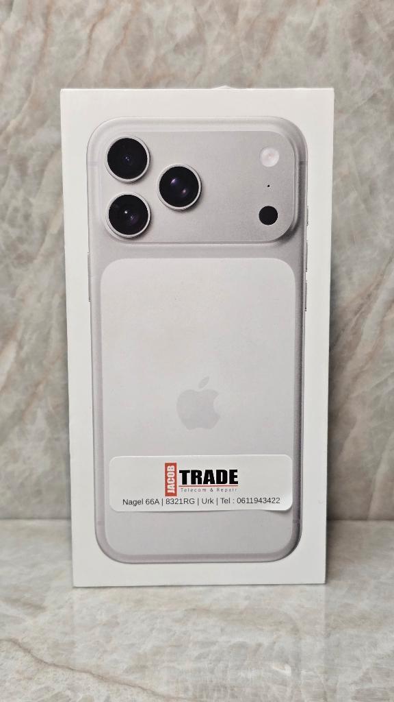 Apple iPhone 17 Pro 512GB Zilver, Telecommunicatie, Mobiele telefoons | Apple iPhone, Nieuw, 512 GB, Zonder abonnement, Zonder simlock