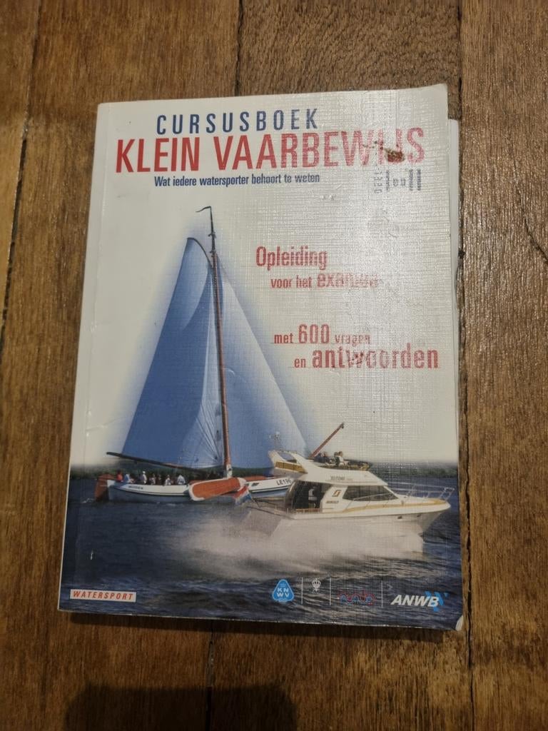 Cursus boek kleinvaarbewijs, Ophalen of Verzenden