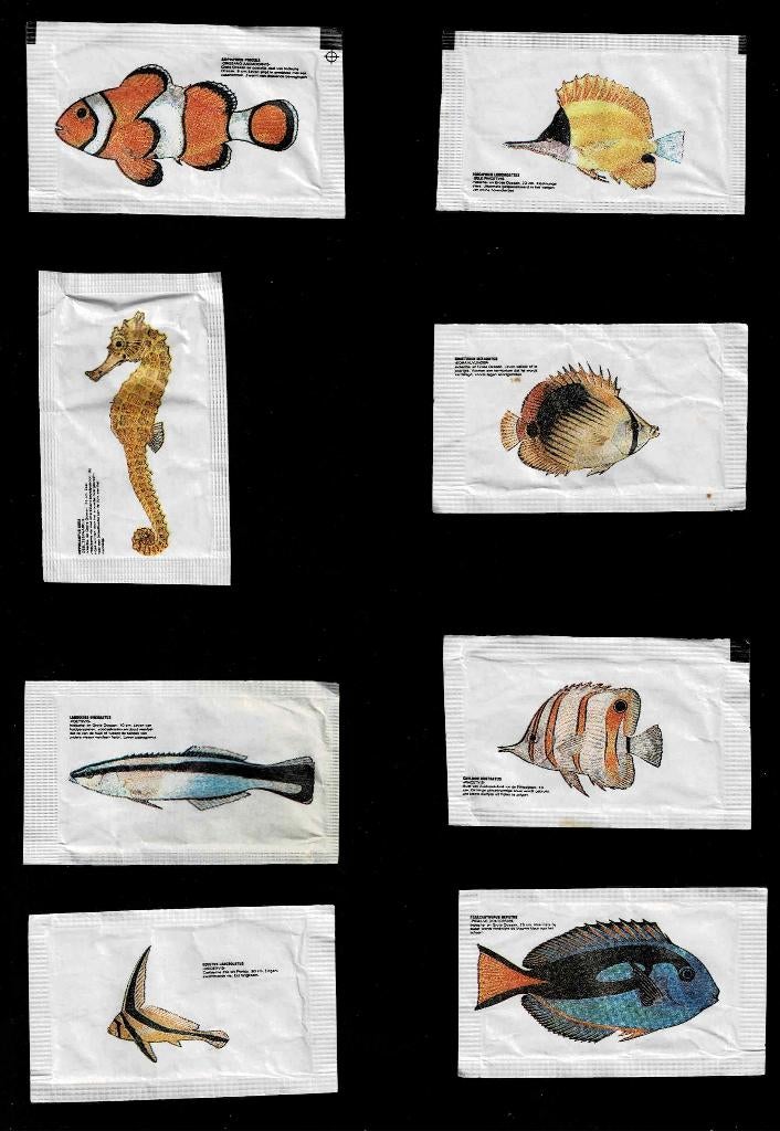 suikerzakjes 1199 Vissen (La Provençale) Ook los te koop, Ophalen of Verzenden, Buitenland