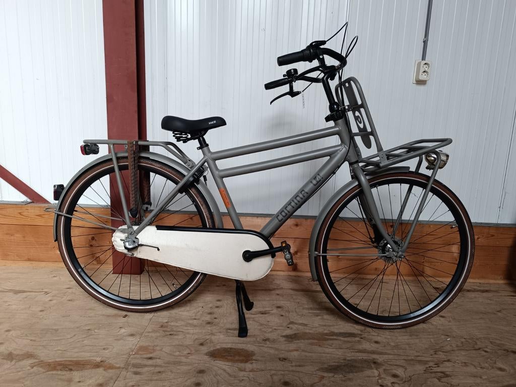 Te koop Cortina U4 heren 50cm transportfiets, Gebruikt, Versnellingen, 49 tot 53 cm, Trommelrem