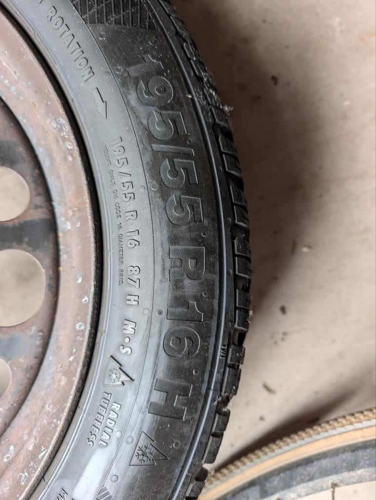 Winterbanden met velg Citroën DS3 - Goed profiel, Auto-onderdelen, Banden en Velgen, Ophalen, Gebruikt, 16 inch, Banden en Velgen