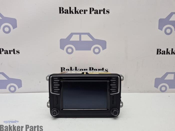 Navigatie bedienings paneel van een Volkswagen Sharan, Auto-onderdelen, Elektronica en Kabels, Volkswagen, Gebruikt, 3 maanden garantie