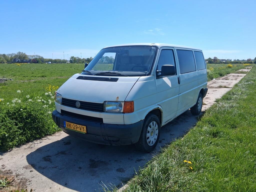 Volkswagen Transporter Bestel 2.4 DSL 1991 met 1 jaar APK, Voorwielaandrijving, 700 kg, Volkswagen, Leder en Stof