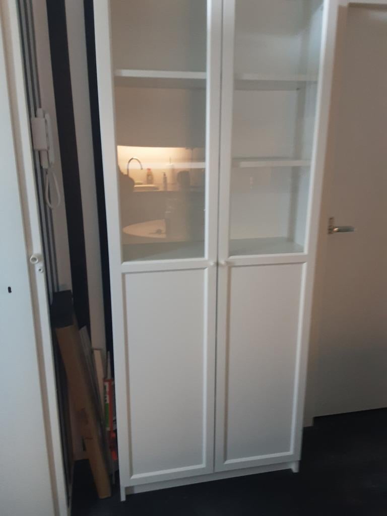 Ikea vitrinekast, Ophalen, 25 tot 50 cm, 50 tot 100 cm, 200 cm of meer