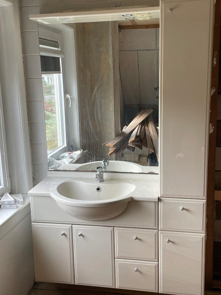 Badkamermeubel Gratis, Ophalen, Gebruikt, 100 tot 150 cm, 25 tot 50 cm