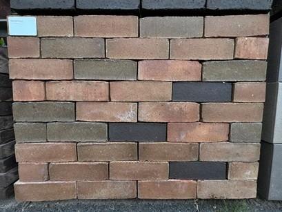 gebakken dikforformaat Groeneweg wasserstrich mix, Tuin en Terras, Tegels en Klinkers, Nieuw, Klinkers, Overige materialen, Ophalen of Verzenden