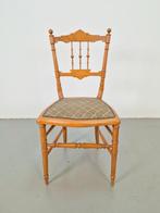 Vintage spoel stoel turned spool chair Chiavari, 1950s Italy, Vintage, Ophalen of Verzenden, Eén, N