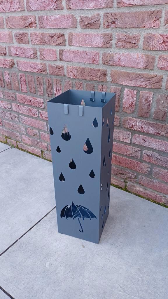 Paraplubak Paraplu Houder Antraciet Regen Design, Huis en Inrichting, Woonaccessoires | Paraplubakken, Nieuw, Metaal, Ophalen of Verzenden