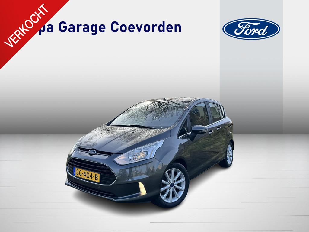 Ford B-Max 1.0 EB 100PK Titanium | DEALER OND. | 49.000KM |, Voorwielaandrijving, Euro 5, Gebruikt, 750 kg
