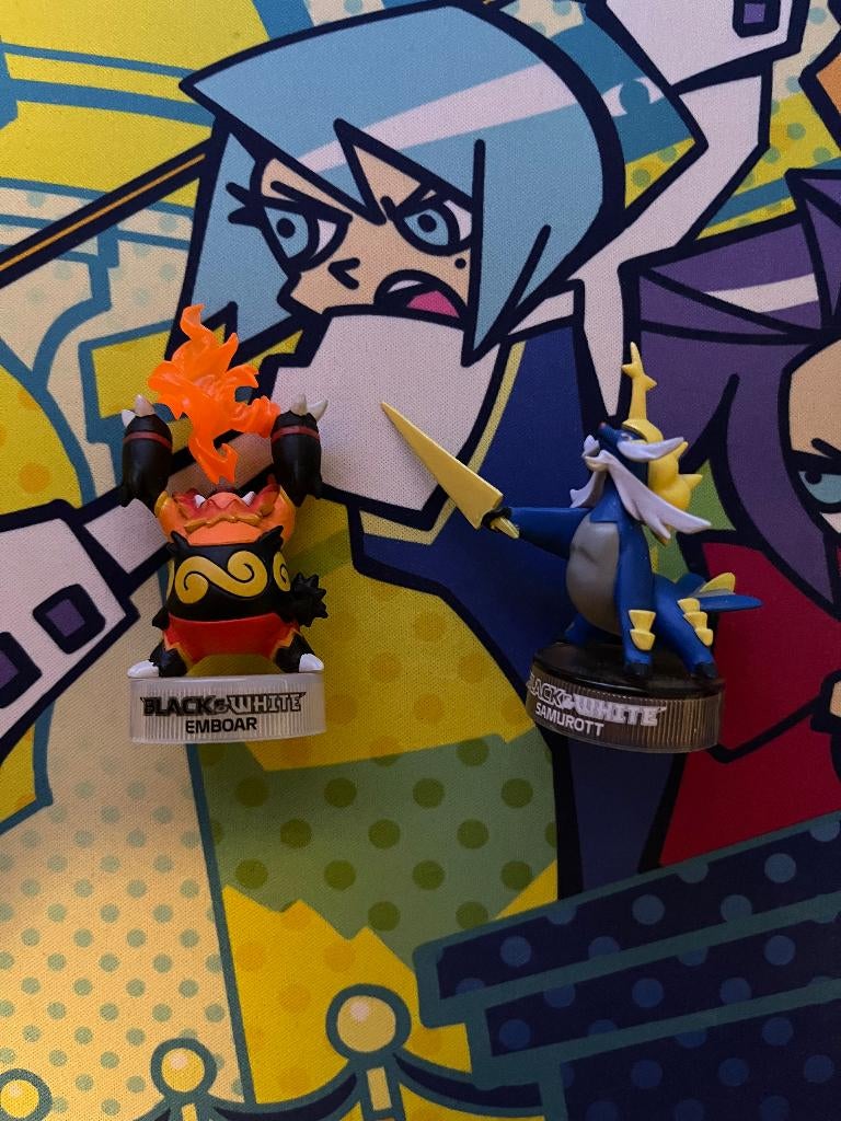 Pokemon TCG Figuren Emboar en Samurott, Ophalen of Verzenden, Zo goed als nieuw