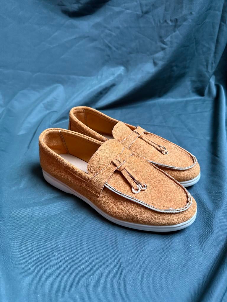 Loafers maat 41, Ophalen of Verzenden, Zo goed als nieuw, Bruin, Instappers