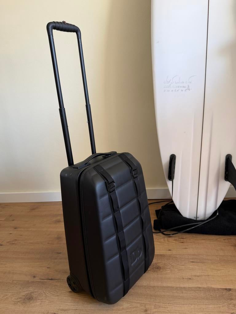 Douchebags The Aviator 40L Trolley Zwart, Ophalen, 30 cm of meer, Gebruikt, Zwart