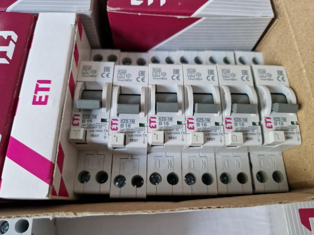 Aardlekautomaat b16 100ma, Ophalen of Verzenden, Nieuw, Overige typen