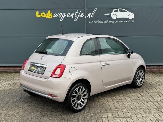 Fiat 500 1.0 Hybrid Star *carplay *climate *cruise *16 inch, Auto's, Voorwielaandrijving, Gebruikt, Zwart, Overige kleuren