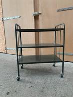 Retro Tubax metalen trolley - grijsgroen, Ophalen, Gebruikt