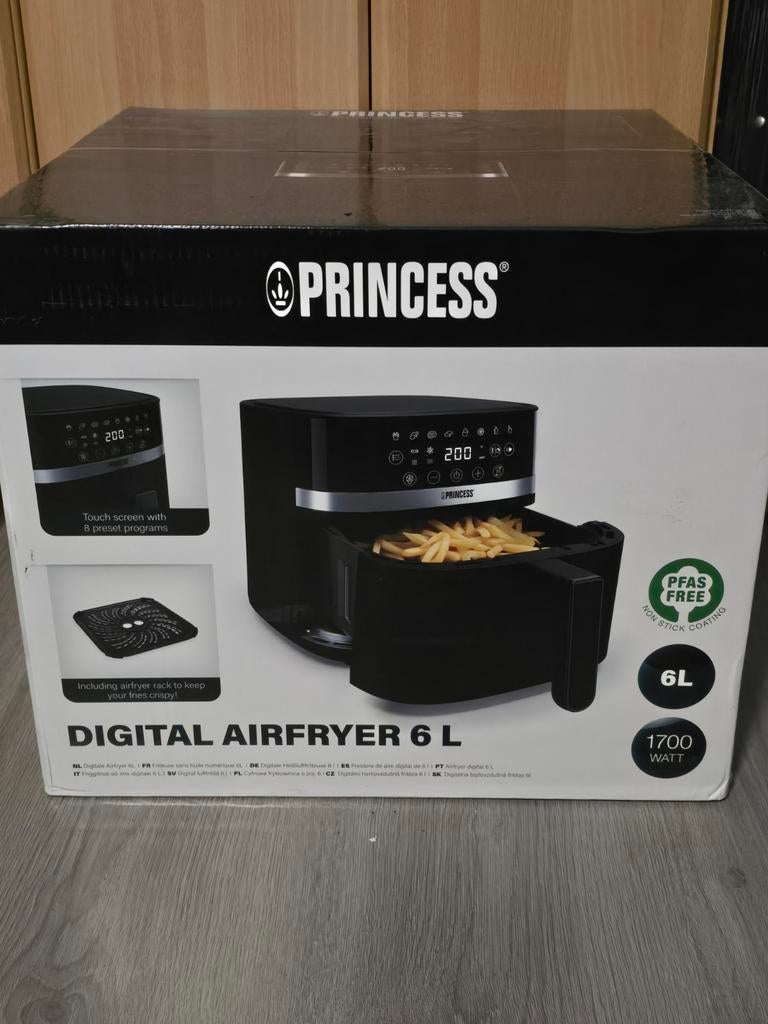 Princess Digitale Airfryer 6L - Helemaal Nieuw, Ophalen of Verzenden, Nieuw