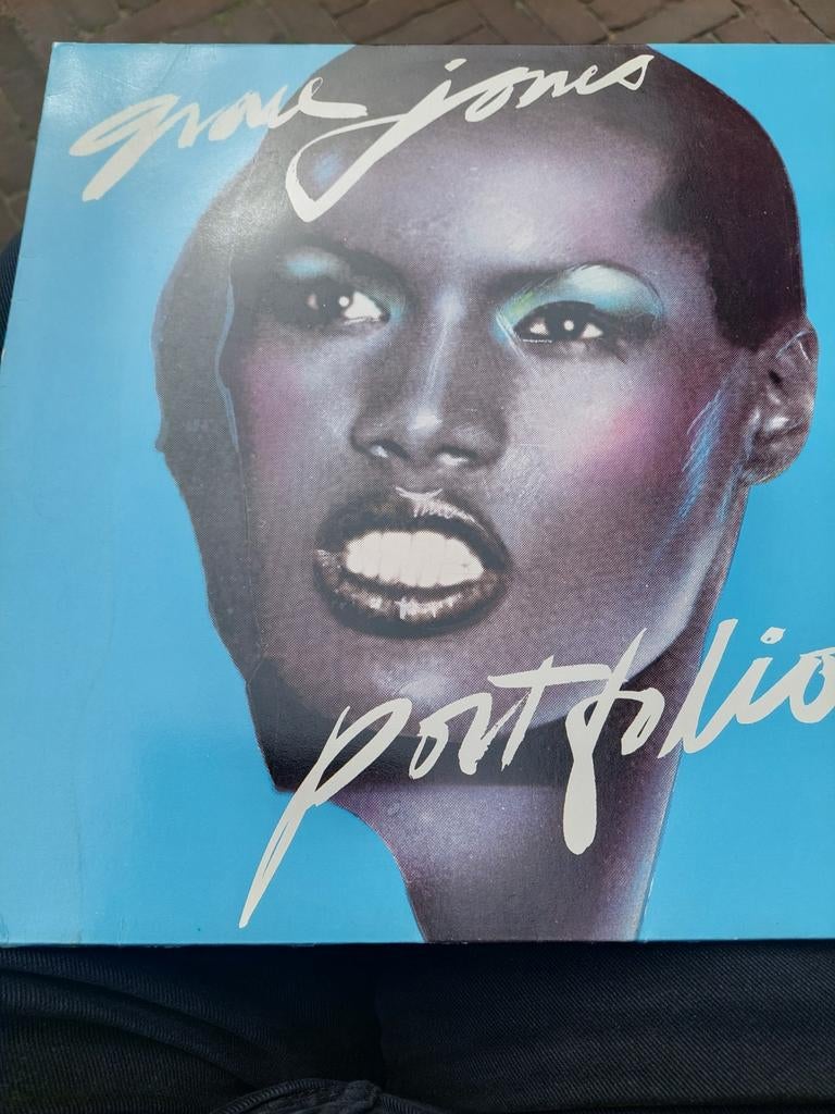 Grace Jones - Portfolio LP, Ophalen of Verzenden, 1980 - 1989, Gebruikt, 12 inch