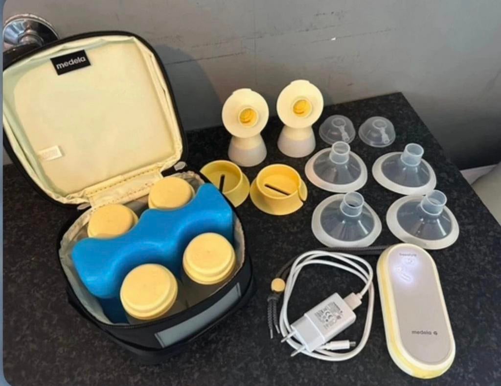 Elektrische dubbele borstkolf, Ophalen of Verzenden, Zo goed als nieuw, Borstkolf