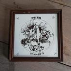 Vintage tegel sterrenbeeld stier, Gebruikt, Onbekend, Ophalen of Verzenden, Onbekend