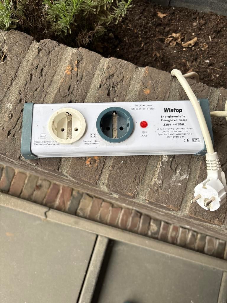 Wintop Energieverdeler voor wasmachine en droger, Ophalen of Verzenden, Gebruikt