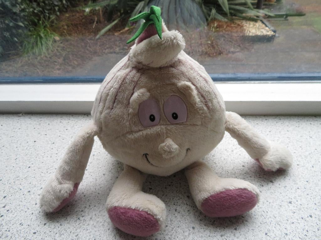 Knoflook knuffel merk Goodness Gang TCC Holding Jan Linders, Ophalen of Verzenden, Zo goed als nieuw, Overige typen