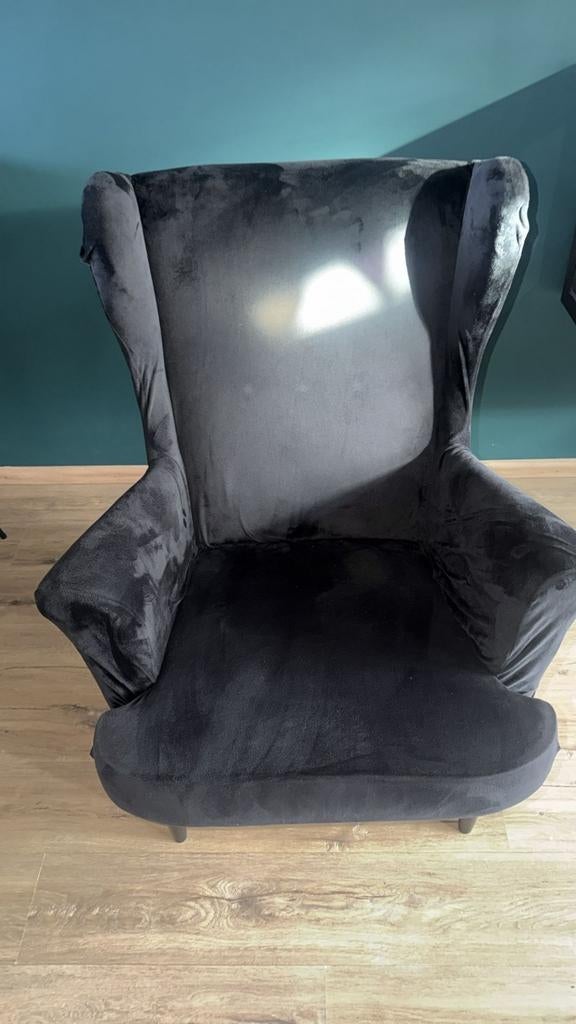 IKEA strandmon fauteuil, Huis en Inrichting, Ophalen, Zo goed als nieuw, 75 tot 100 cm, 50 tot 75 cm
