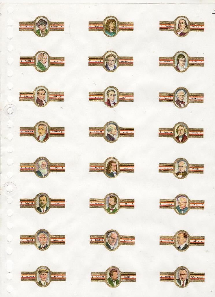 Paladijn  KF  Uitvinders, Verzamelen, Rookartikelen, Aanstekers en Luciferdoosjes, Verzenden, Zo goed als nieuw, Sigarenbandjes