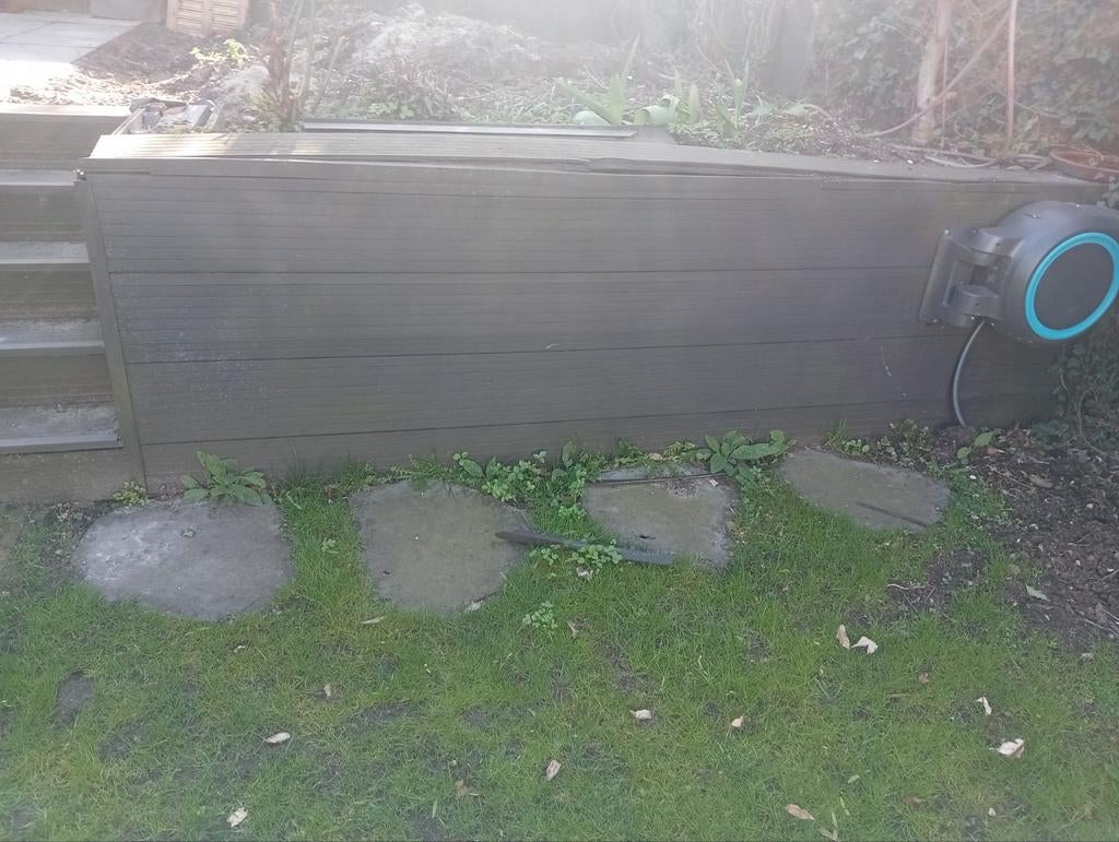 Composiet vlonderplanken, Ophalen of Verzenden, Gebruikt